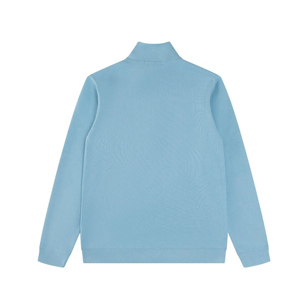 P230 #R97 Ralph lauren twelve-color embroidered pony logo half-zip high-neck long-sleeved knitted sweatshirt. The same style for men and women. The new half-zip sweatshirt for couples to wear in autumn is here! This kind of sweatshirt is really popular this year, even more popular than the hooded sweatshirt. Open the zipper and it can be used as a large lapel, which makes it more fashionable. The color of the classic design of the little war horse on the chest is matched with the embroidery. The simple zipper design echoes the brand logo, so you don’t need to match too much. The sweater version is loose enough! The fabric is custom-woven and dyed 100 cotton. 320g high gram weight 100% cotton knitted cotton with a certain thickness. The fabric is soft and comfortable, and the three-dimensional fabric is full of texture. The stitching is three needles and five threads, which is beautiful and strong. The pattern is also good. Although it is loose, it does not look bulky! - It is not a popular color scheme on the street. The color is pure and highly recommended. The upper body has a particularly high rate of turning heads. Loose style. Big drop shoulder OS style. Same style for men and women. Couple wear. Versatile and practical! Color: Gray, navy, khaki, green label, oatmeal brown label, apricot, black, army green, burgundy, pink, dark gray, light blue, white. Size: S M L XL Length: 70/72/74/76 Bust: 53.5/55.5/57.5/58.5 Shoulder width: 44/45/46/47 Sleeve length: 61/62/63/64